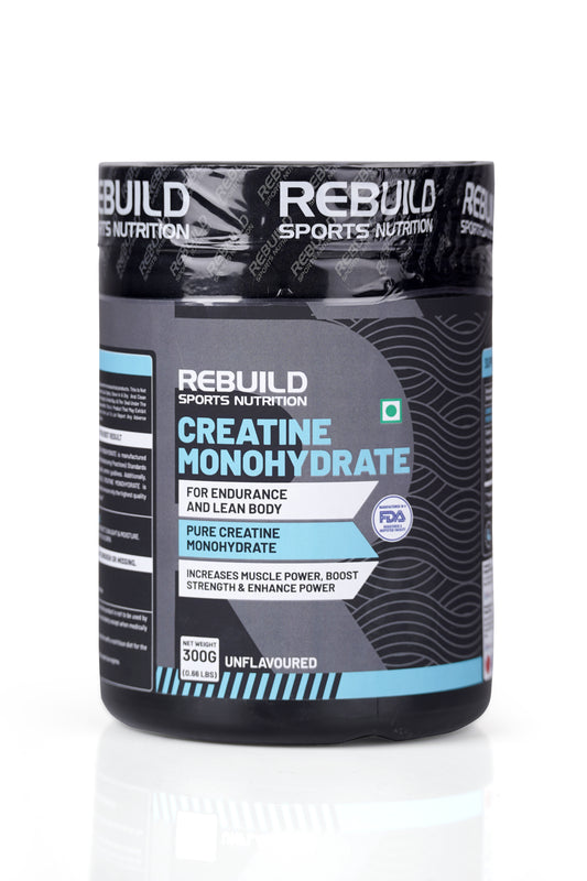 Rebuild sports nutrition Creatine monohydrate 300gm (100 servings)