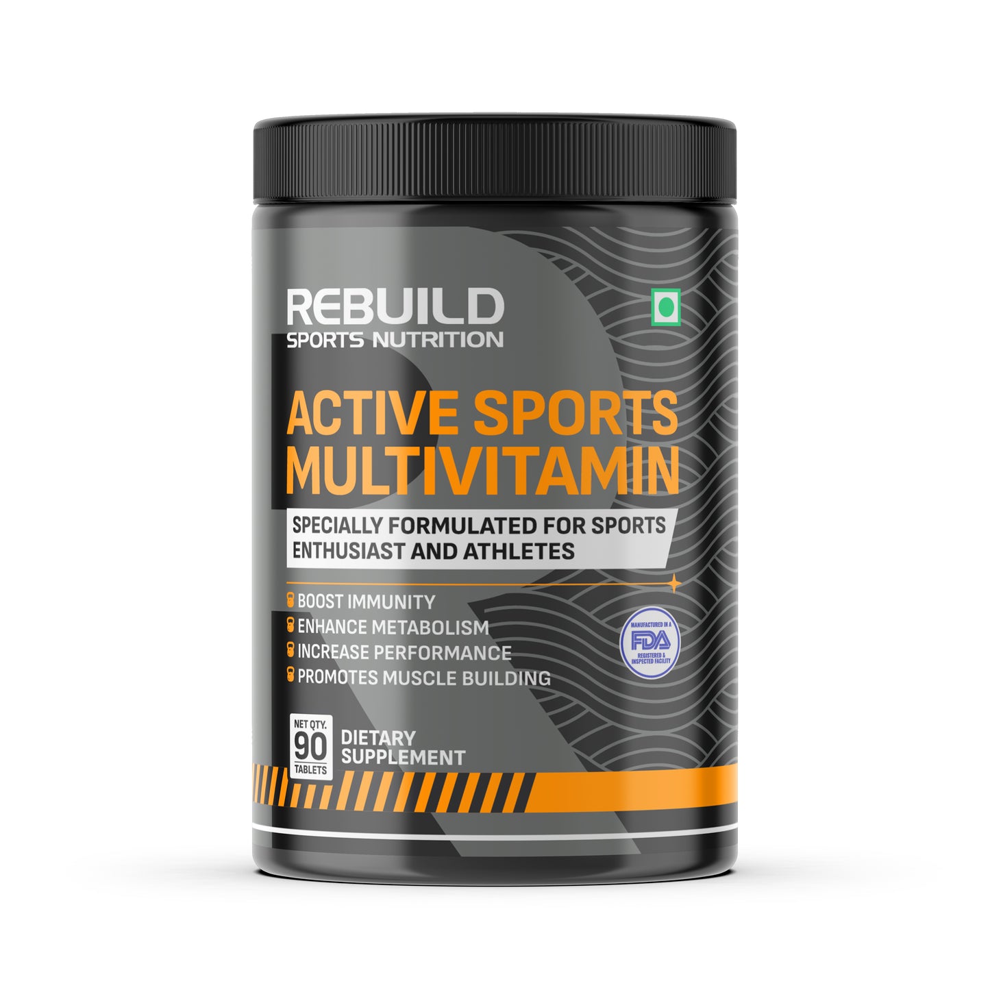 Rebuild sports nutrition Active sports multivitamin 90 tablets