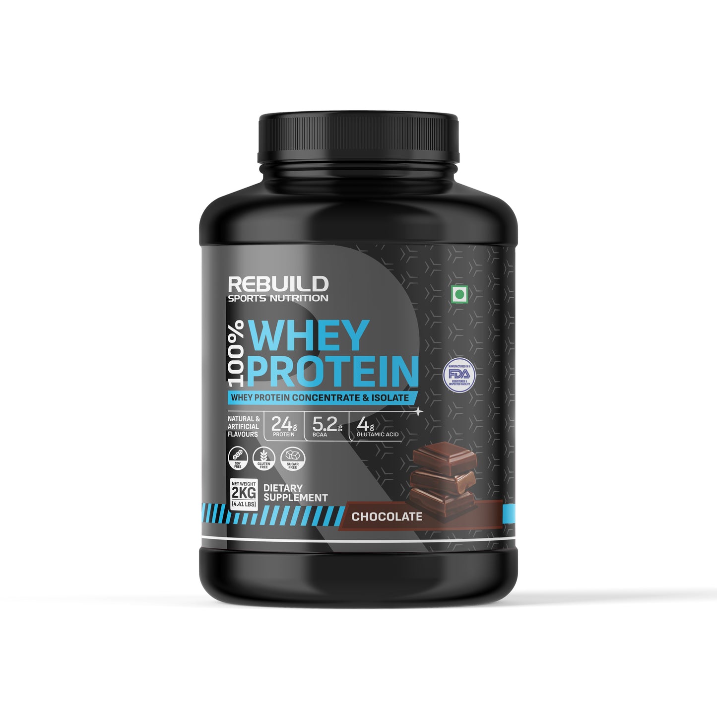 Rebuild sports nutrition 100% whey protein 2kgs